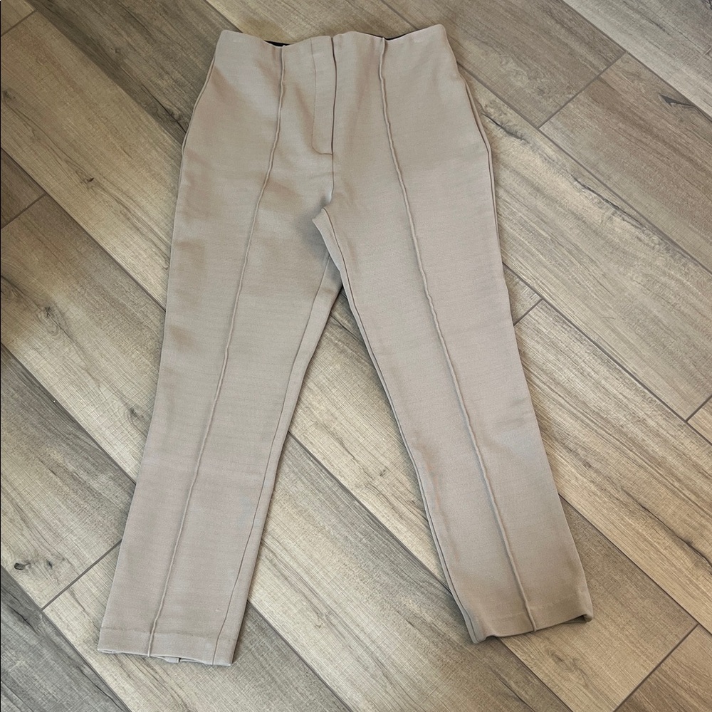 Diane Von Furstenberg Stretch Pleat Front Pants